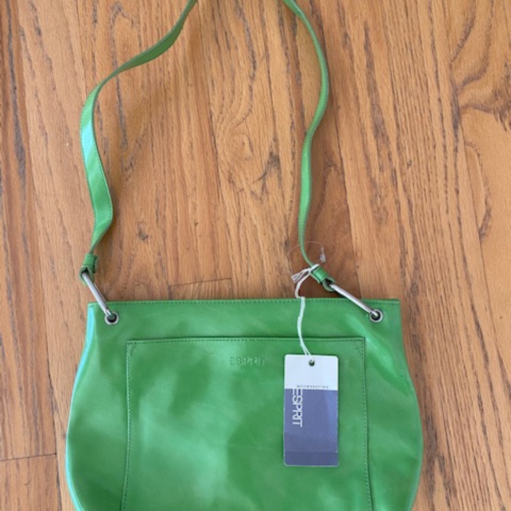 Vintage Esprit Lime Green Shoulder Purse